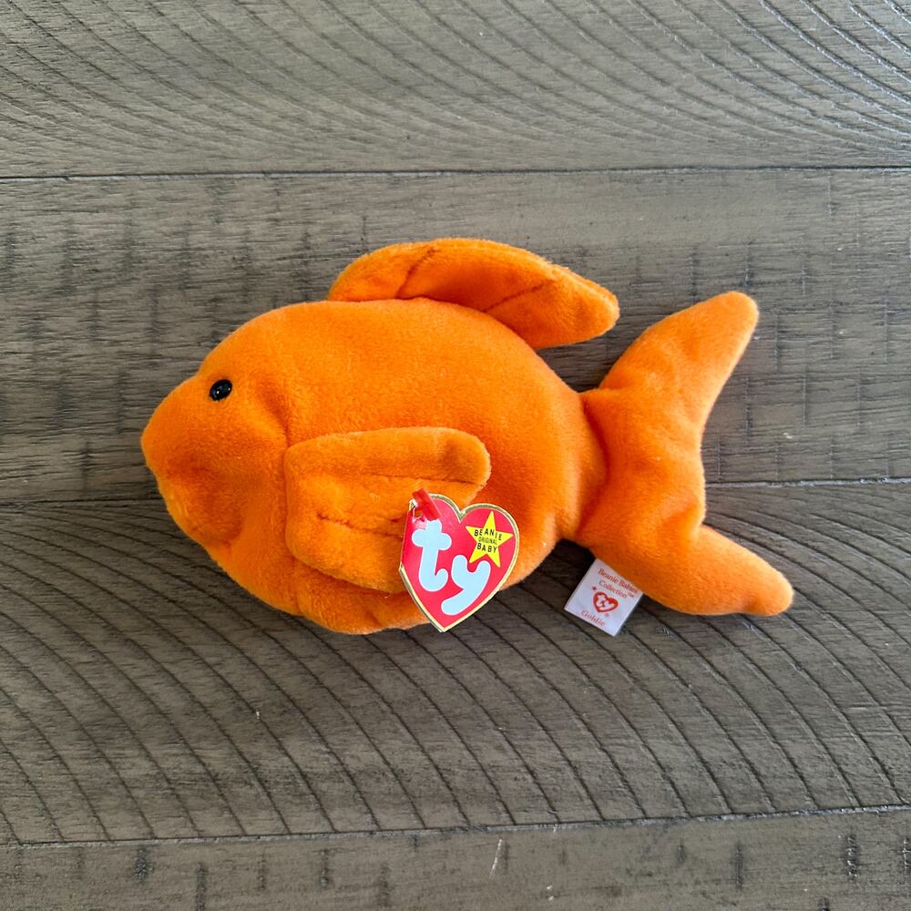 Ty Beanie Baby Retired 1993 Goldie the Goldfish RARE